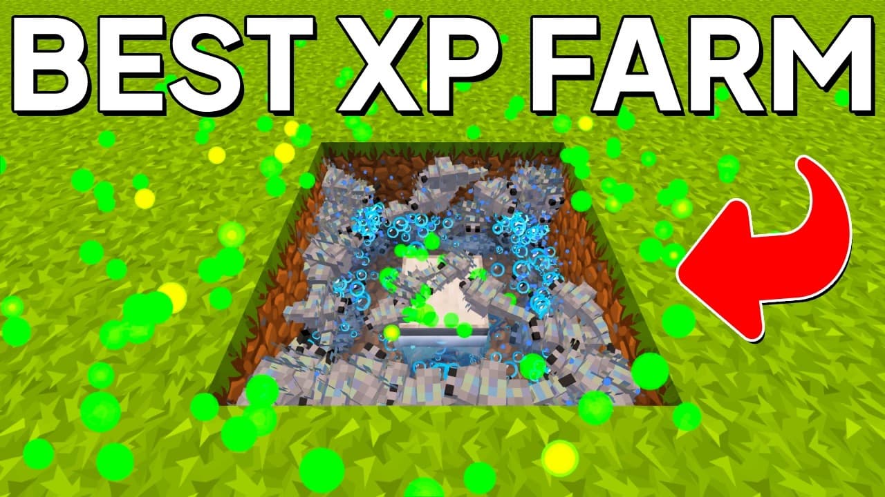 Minecraft XP farm efficiency calculator showing XP per hour and farm comparison results
